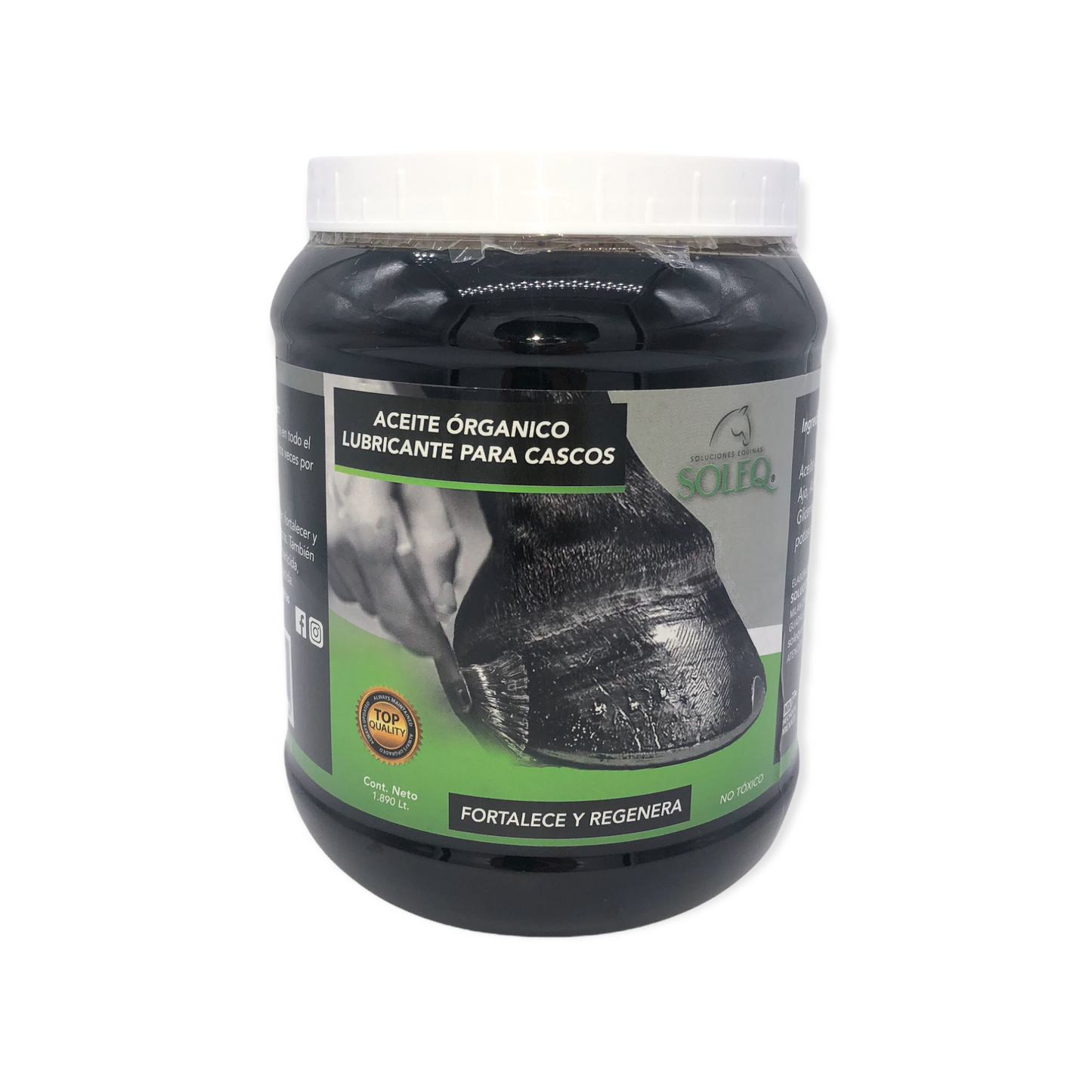 Aceite orgánico lubricante para cascos 1.890 Lt.