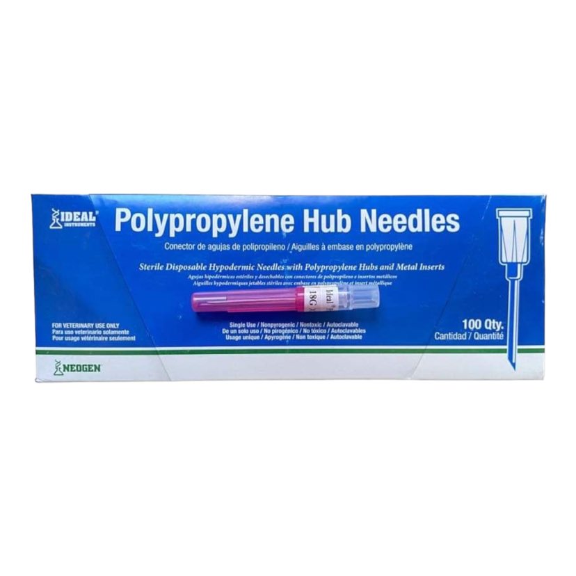 AGUJA IDEAL POLYPROPYLENE HUB 18GX 1 1/2