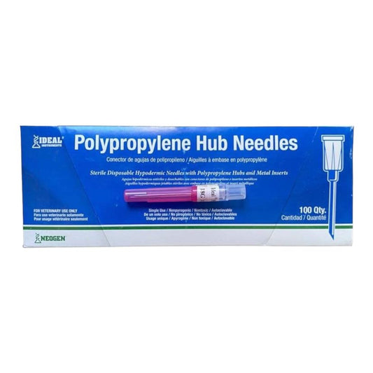 AGUJA IDEAL POLYPROPYLENE HUB 18GX 1 1/2