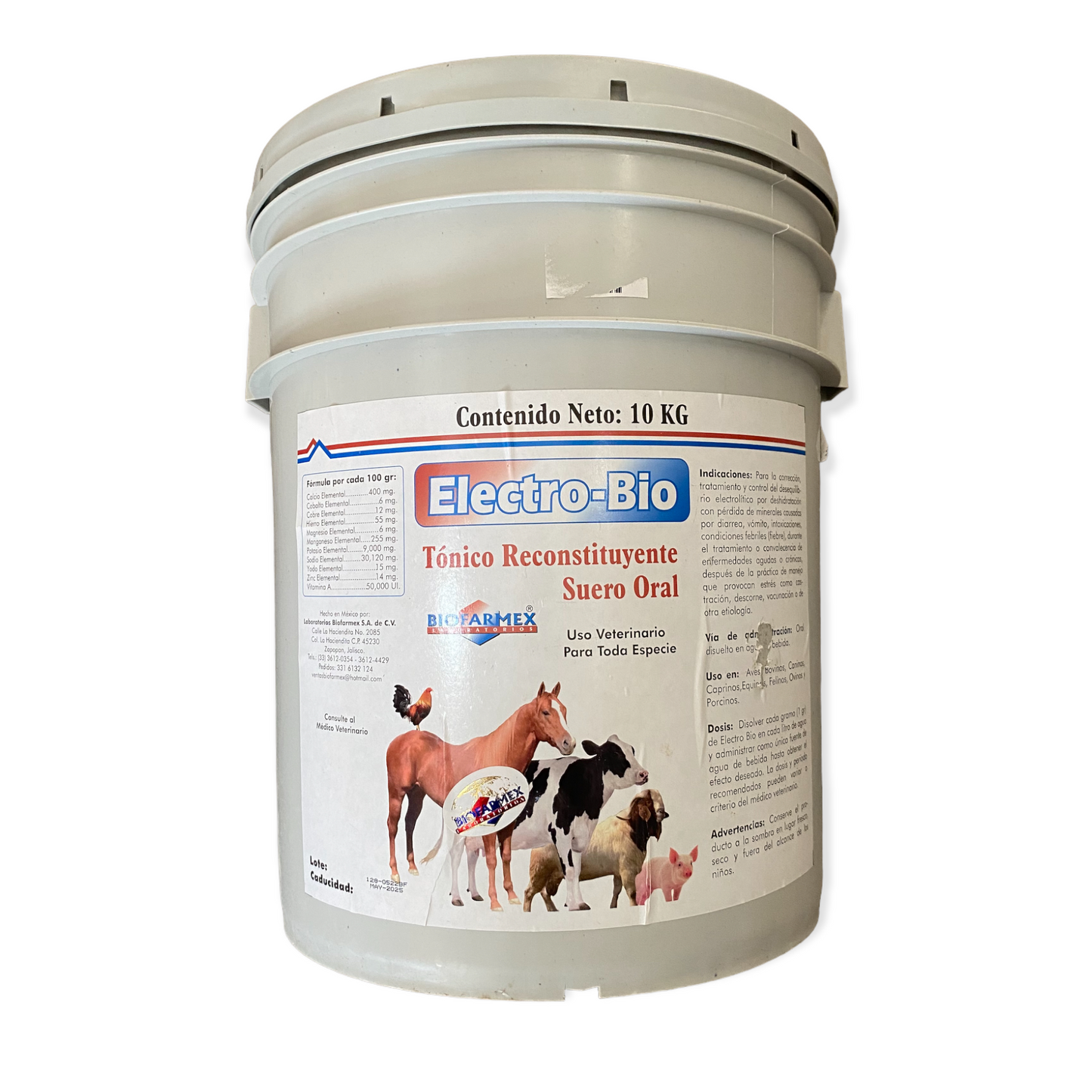 Electro-Bio Tonico Reconstituyente Suero Oral 10 Kg