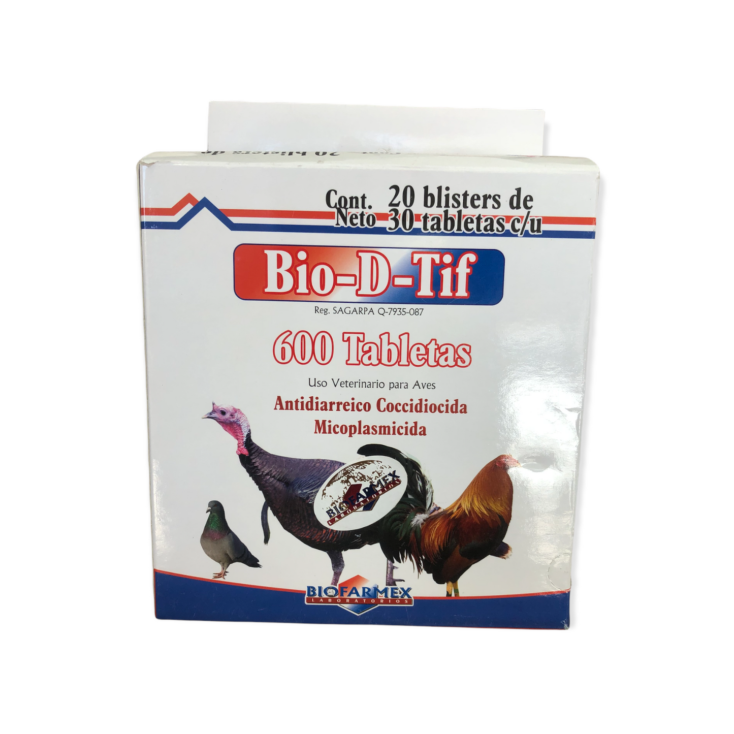 Bio-D-Tif 20 Blisters 30Tbt c/u