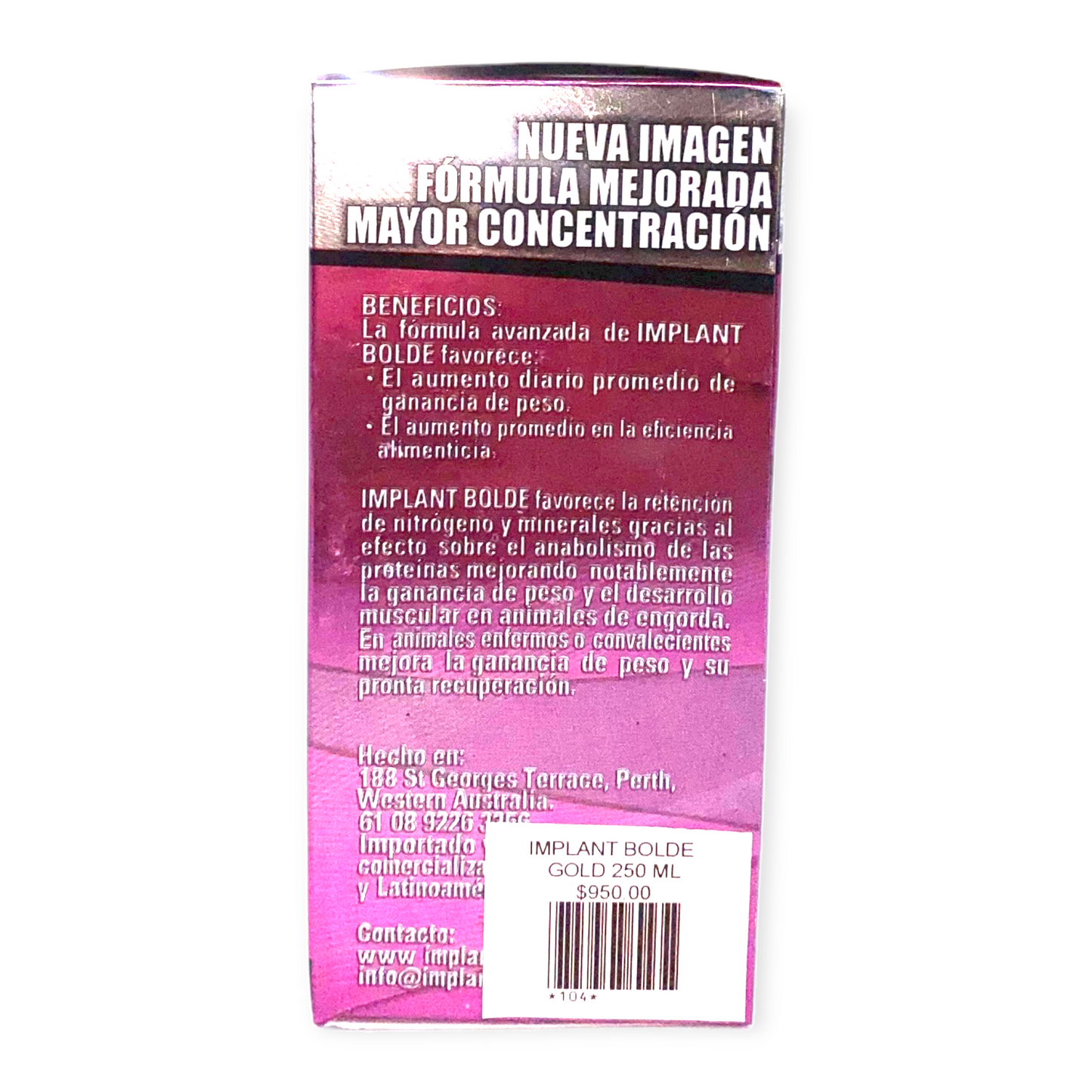 Implant Bolde Gold 250 ml