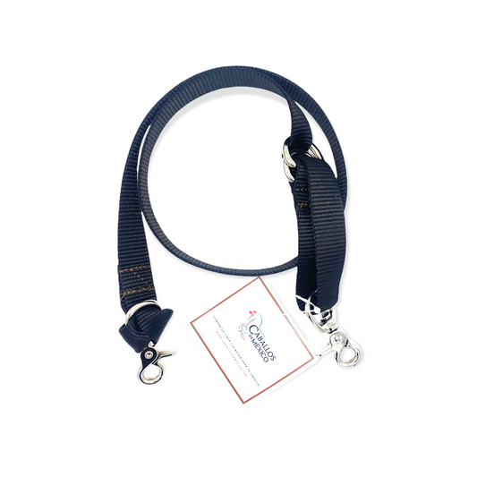 Bajador Ajustable Nylon Negro 1''